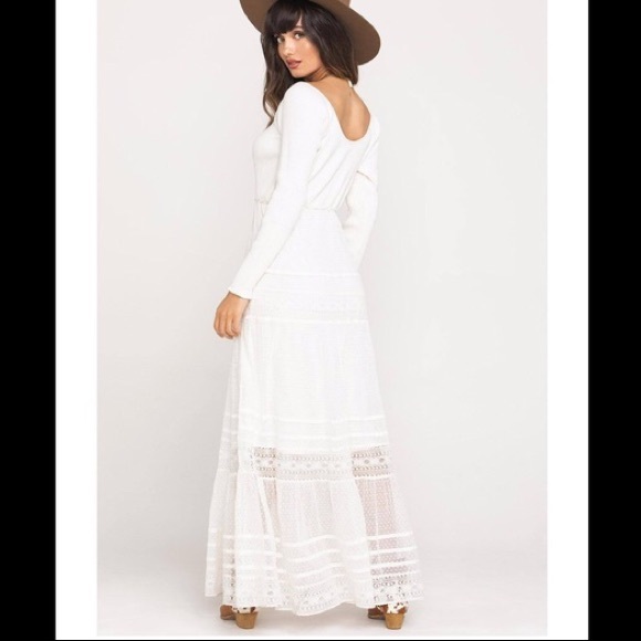 Earth Angel lace maxi dress NWOT - Picture 3 of 8